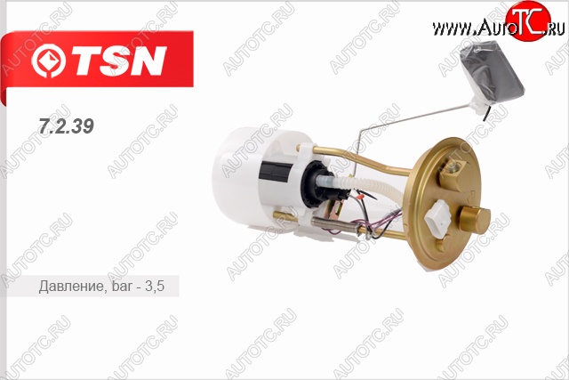 3 069 р. Модуль погружного электробензонасоса (дв. ЗМЗ 405) TSN ГАЗ Баргузин 2217 автобус дорестайлинг (1998-2002)  с доставкой в г. Белгород