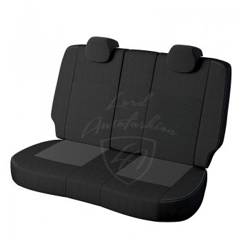 3 799 р. Чехлы для сидений Lord Autofashion Турин (жаккард, Комфорт, 3 места) ГАЗ ГАЗель Next A62,А65 автобус (2016-2025) (Черный, вставка Мокка)  с доставкой в г. Белгород. Увеличить фотографию 2