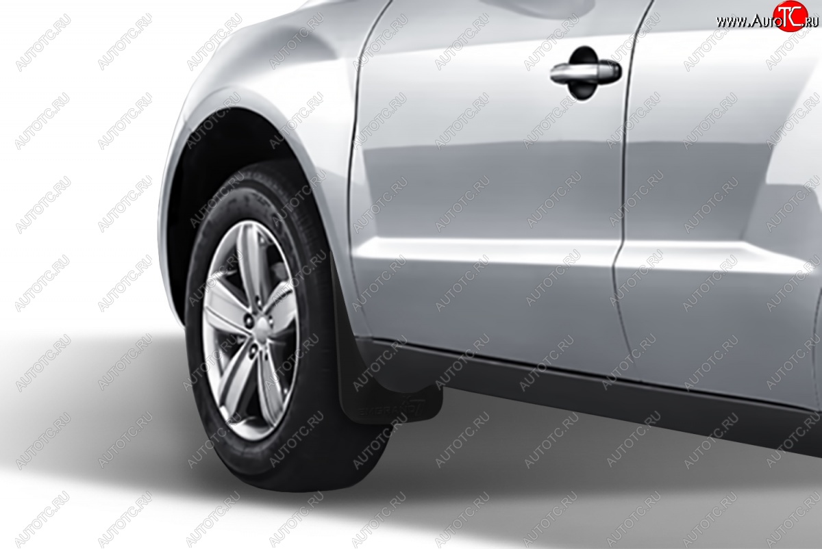 4 799 р. Брызговики передние Frosch  Geely Emgrand X7 (2011-2015) дорестайлинг  с доставкой в г. Белгород