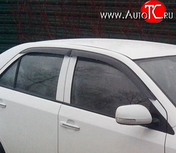 999 р. Комплект дефлекторов окон (ветровиков) 4 шт. Russtal Geely GC6 (2014-2017)  с доставкой в г. Белгород