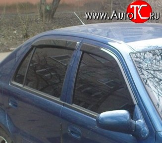 999 р. Комплект дефлекторов окон (ветровиков) 4 шт. Russtal Geely Otaka (2006-2009)  с доставкой в г. Белгород