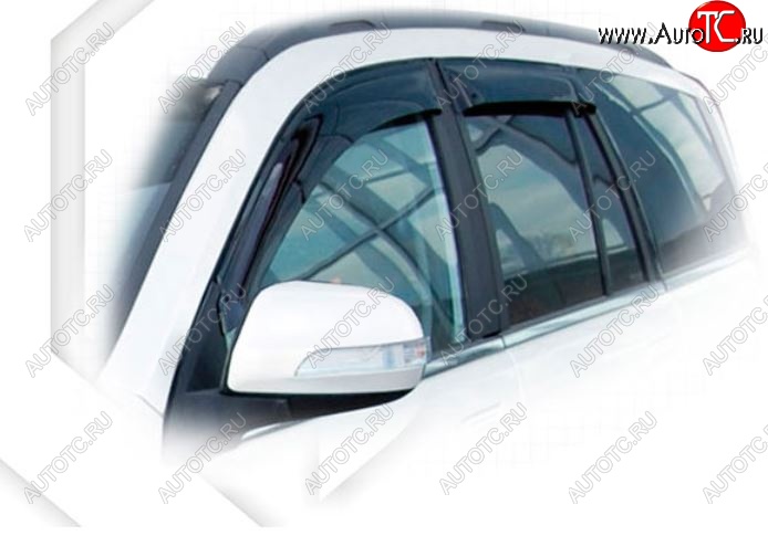 2 299 р. Дефлектора окон CA-Plastiс Great Wall Hover H3  дорестайлинг (2010-2014) (Classic полупрозрачный, Без хром.молдинга, Крепление только на скотч)  с доставкой в г. Белгород