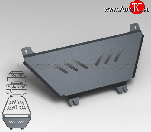 3 599 р. Защита раздаточной коробки Novline (2.4, МКПП, 3 мм) Great Wall Safe (2001-2010)  с доставкой в г. Белгород
