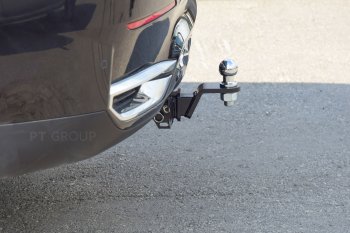 12 699 р. Фаркоп PT GROUP /съемный квадрат/ HAVAL F7 2019-2023 / HAVAL F7X 2019-2023 (17031501) Haval F7x дорестайлинг (2019-2022)  с доставкой в г. Белгород. Увеличить фотографию 2