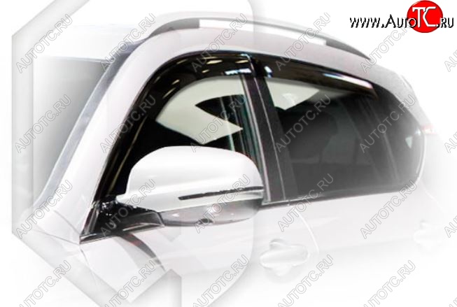 2 199 р. Дефлектор капота CA-Plastiс Haval H2 (2014-2021) (Classic полупрозрачный, Без хром.молдинга)  с доставкой в г. Белгород