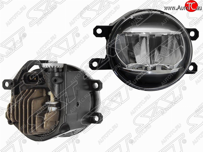 1 059 р. Правая противотуманная фара SAT (LED) Toyota Avensis T270 седан 1-ый рестайлинг (2011-2015)  с доставкой в г. Белгород