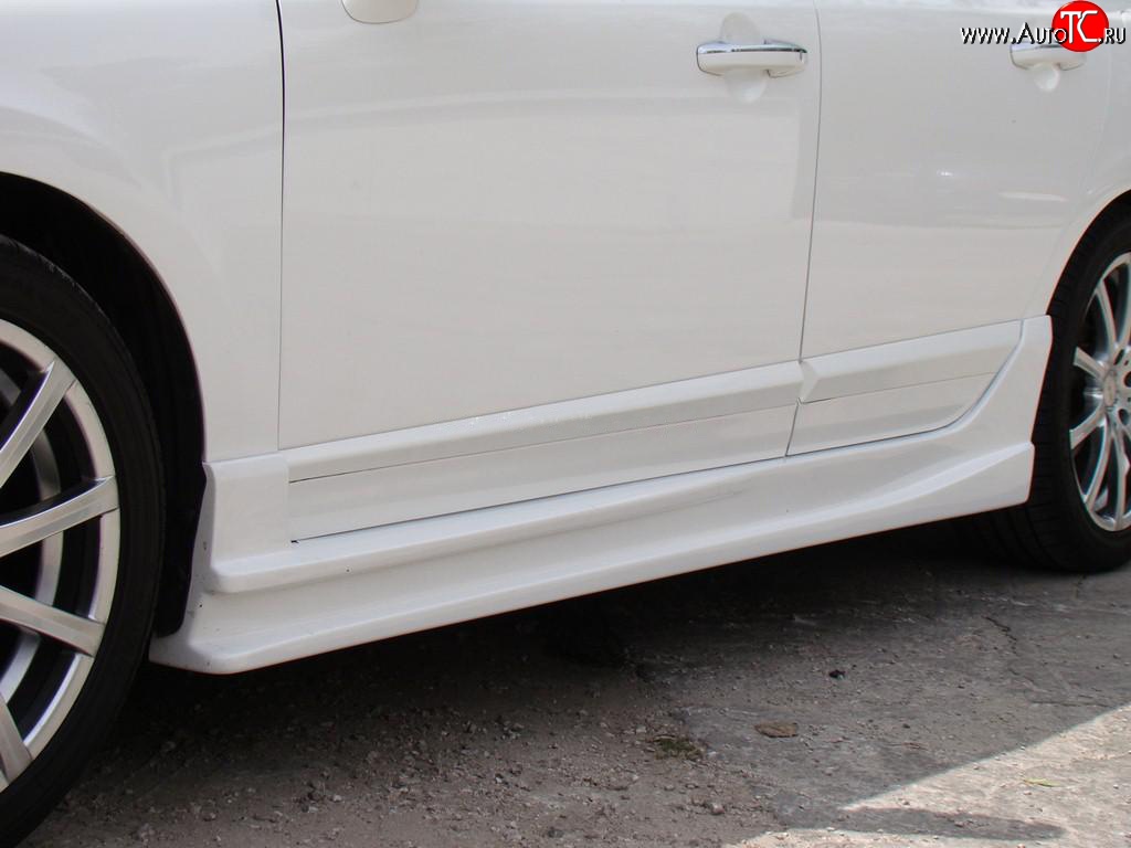 16 199 р. Пороги накладки INGS Extreem Honda Civic FD седан дорестайлинг (2005-2008) (Неокрашенные)  с доставкой в г. Белгород