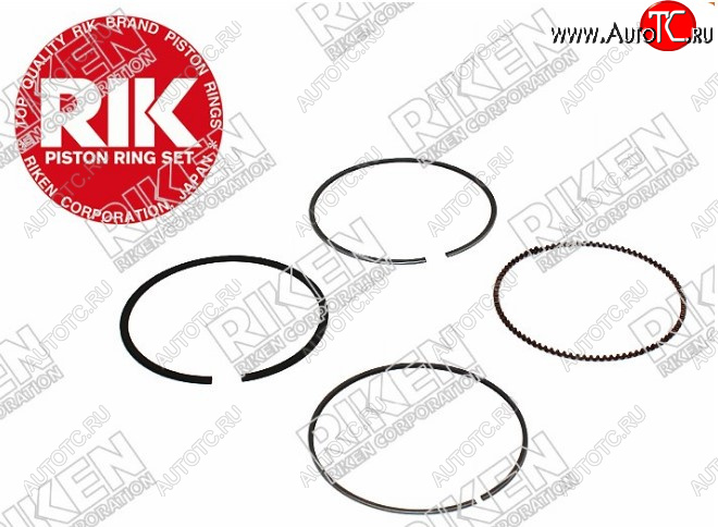 1 379 р. Комплект поршневых колец на 1 поршень RIKEN (R18A, 0,25) Honda Civic EG седан (1992-1995)  с доставкой в г. Белгород