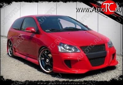 26 899 р. Передний бампер Maxpower 2 Honda Civic ES седан дорестайлинг (2000-2003)  с доставкой в г. Белгород