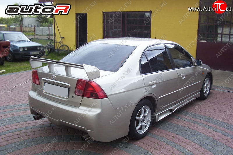 22 899 р. Задний бампер Jaguar Honda Civic ES седан дорестайлинг (2000-2003)  с доставкой в г. Белгород