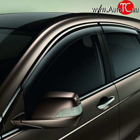 4 499 р. Дефлекторы окон (ветровики) Novline 4 шт. Honda CR-V RM1,RM3,RM4 дорестайлинг (2012-2015)  с доставкой в г. Белгород