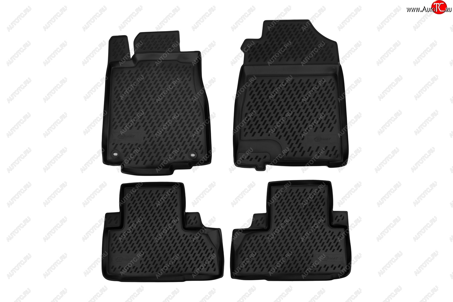 3 999 р. Комплект ковриков в салон с повышенной износостойкостью Format Honda CR-V RM1,RM3,RM4 дорестайлинг (2012-2015)  с доставкой в г. Белгород