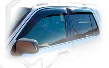 2 299 р. Дефлектора окон CA-Plastiс Honda CR-V RD1,RD2,RD3  дорестайлинг (1995-1998) (Classic полупрозрачный, Без хром.молдинга)  с доставкой в г. Белгород. Увеличить фотографию 2