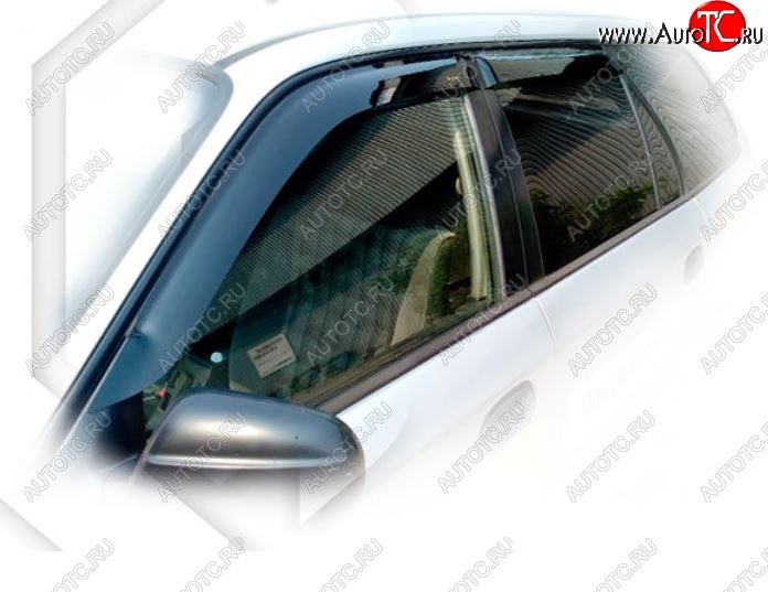 2 079 р. Дефлектора окон EL1 CA-Plastiс exclusive Honda Orthia (1996-1998) (Classic полупрозрачный, Без хром.молдинга)  с доставкой в г. Белгород