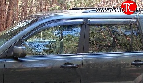 3 299 р. Дефлекторы окон (ветровики) Novline 4 шт. Honda Pilot YF4 рестайлинг (2011-2015)  с доставкой в г. Белгород