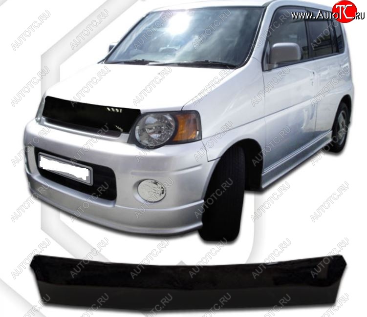 1 999 р. Дефлектор капота CA-Plastic Honda SM-X (1996-2002) (Classic черный, Без надписи)  с доставкой в г. Белгород