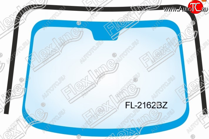 1 799 р. Молдинг лобового стекла FlexLine Hyundai Accent 2 LC седан дорестайлинг (ТагАЗ) (1999-2012)  с доставкой в г. Белгород