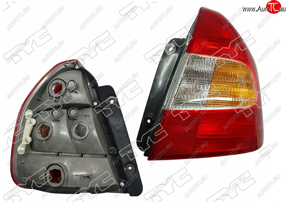 4 099 р. Правый фонарь задний TYC Hyundai Accent 2 LC седан дорестайлинг (ТагАЗ) (1999-2012)  с доставкой в г. Белгород