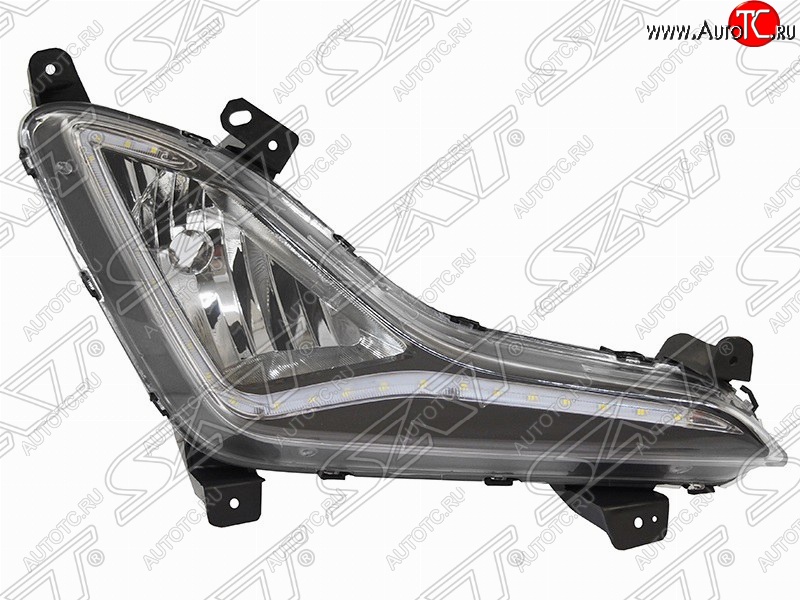 4 289 р. Правая противотуманная фара SAT (с ДХО) Hyundai Elantra MD рестайлинг (2013-2016)  с доставкой в г. Белгород