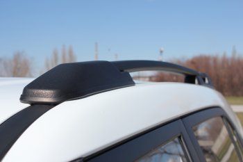 8 649 р. Комплект рейлингов АПС Hyundai Creta GS дорестайлинг (2015-2019) (Серебристые без поперечин )  с доставкой в г. Белгород. Увеличить фотографию 5