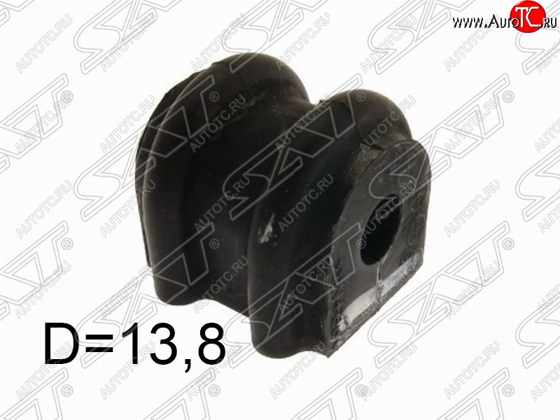 95 р. Резиновая втулка заднего стабилизатора SAT (D=13.8) Hyundai Elantra HD (2006-2011)  с доставкой в г. Белгород