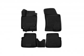 Комплект 3D ковриков салона Element (полиуретан) Hyundai Getz  TB (2002-2005) хэтчбэк 5 дв. дорестайлинг