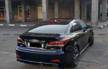 5 649 р. Юбка заднего бампера АВТОКРАТ Hyundai I40 1 VF дорестайлинг седан (2011-2015) (Неокрашенная)  с доставкой в г. Белгород. Увеличить фотографию 6