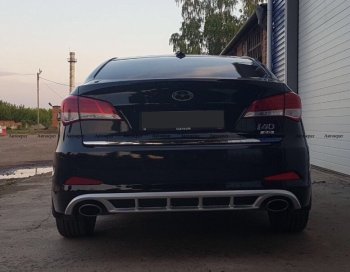3 899 р. Лип спойлер АВТОКРАТ Hyundai I40 1 VF дорестайлинг седан (2011-2015) (Неокрашенный)  с доставкой в г. Белгород. Увеличить фотографию 6