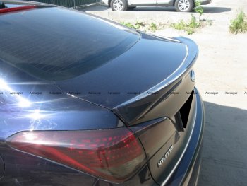 3 899 р. Лип спойлер АВТОКРАТ Hyundai I40 1 VF дорестайлинг седан (2011-2015) (Неокрашенный)  с доставкой в г. Белгород. Увеличить фотографию 4