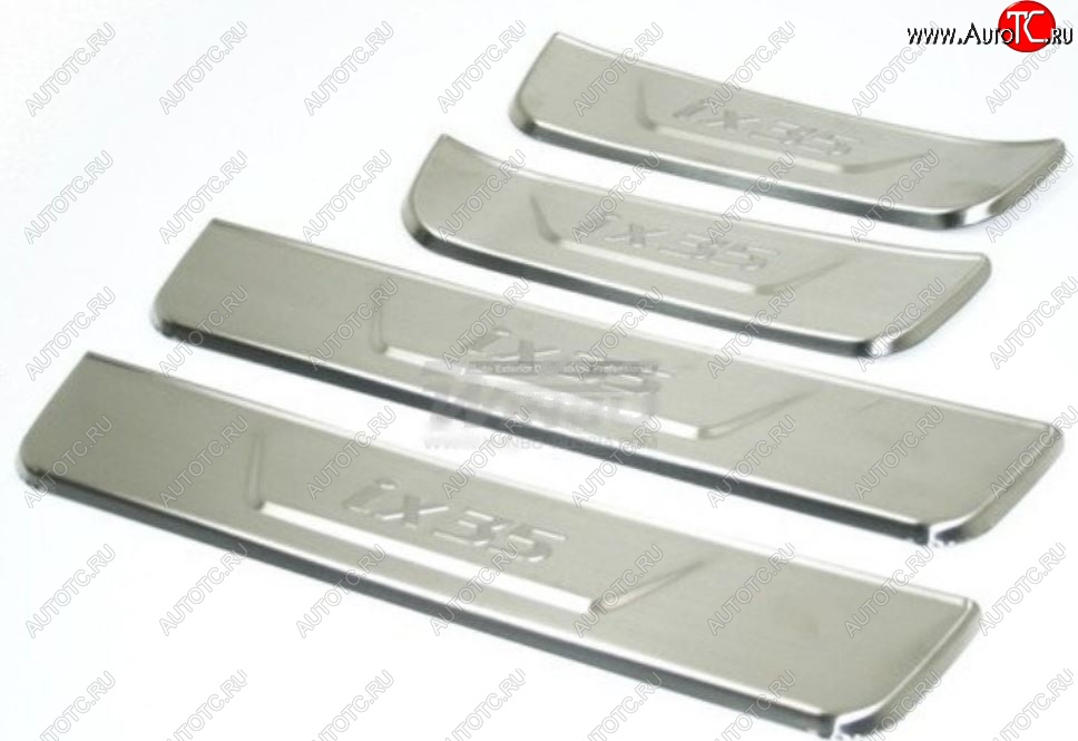 879 р. Накладки на порожки дверного проёма WINBO Hyundai IX35 NU дорестайлинг (2017-2020)  с доставкой в г. Белгород