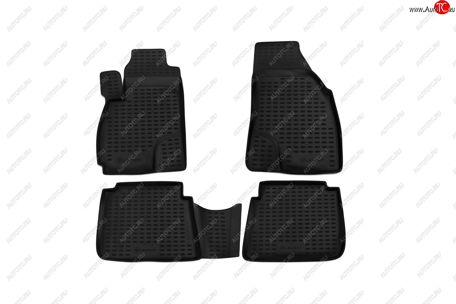 2 499 р. Коврики в салон Element (полиуретан)  Hyundai Santa Fe  SM (2000-2012) (Черные)  с доставкой в г. Белгород