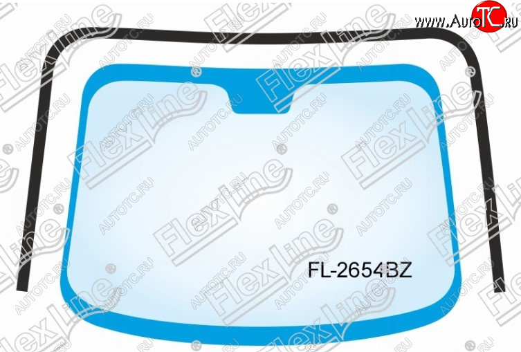 3 479 р. Молдинг лобового стекла FlexLine Hyundai Santa Fe CM дорестайлинг (2006-2009)  с доставкой в г. Белгород
