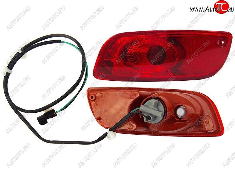 1 149 р. Правый фонарь в задний бампер SAT Hyundai Santa Fe CM дорестайлинг (2006-2009)  с доставкой в г. Белгород