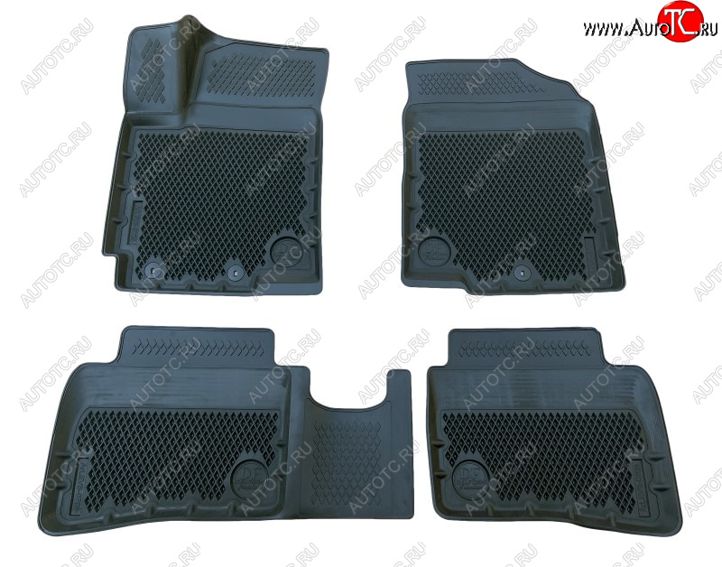 3 599 р. Коврики салона DELFORM ❞EVA 3D Premium❝ (термоэластопласт/ТЭП) KIA Rio 3 QB хэтчбек 5 дв. дорестайлинг (2011-2015)  с доставкой в г. Белгород