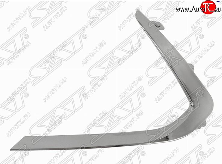 1 379 р. Левый молдинг переднего бампера SAT (хром) Hyundai Sonata DN8 (2019-2022)  с доставкой в г. Белгород