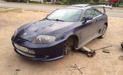 9 649 р. Передний бампер Aston Hyundai Coupe (2002-2008) (Неокрашенный)  с доставкой в г. Белгород. Увеличить фотографию 5