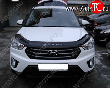 999 р. Дефлектор капота Russtal Hyundai Creta GS дорестайлинг (2015-2019)  с доставкой в г. Белгород