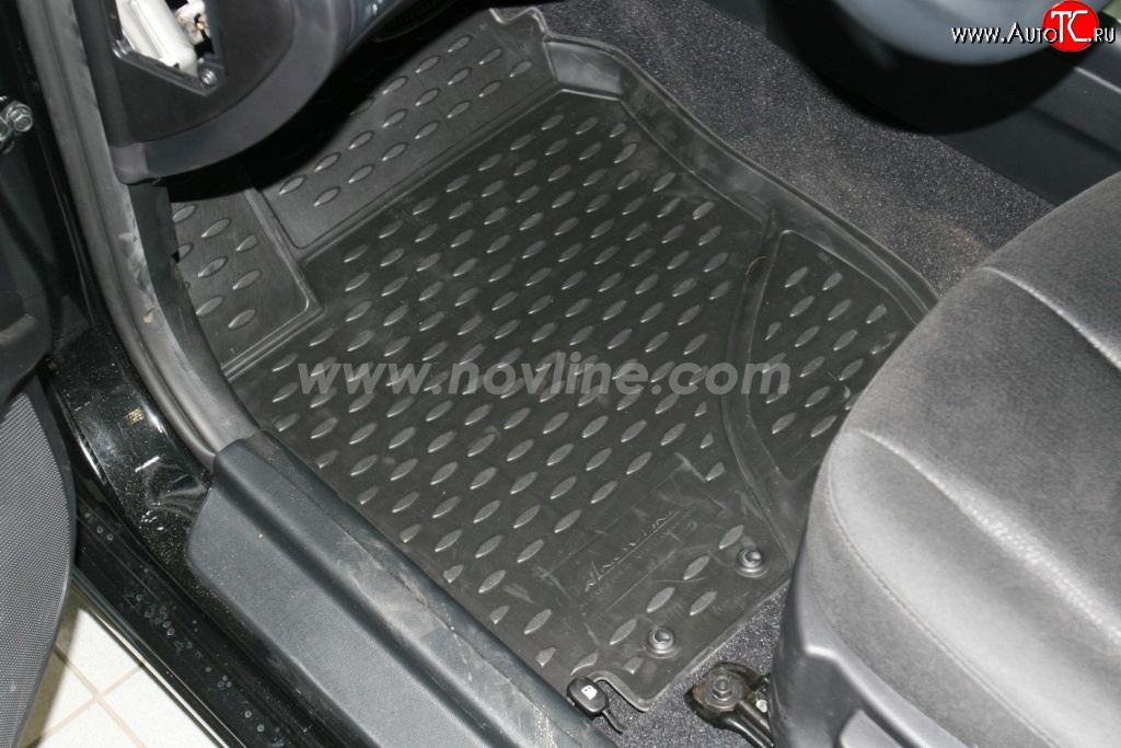 2 299 р. Комплект ковриков в салон Element 4 шт. (полиуретан)  Hyundai Elantra  HD (2006-2011)  с доставкой в г. Белгород
