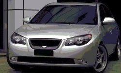 4 599 р. Решётка радиатора RoadRuns Hyundai Elantra HD (2006-2011) (Неокрашенная)  с доставкой в г. Белгород. Увеличить фотографию 2