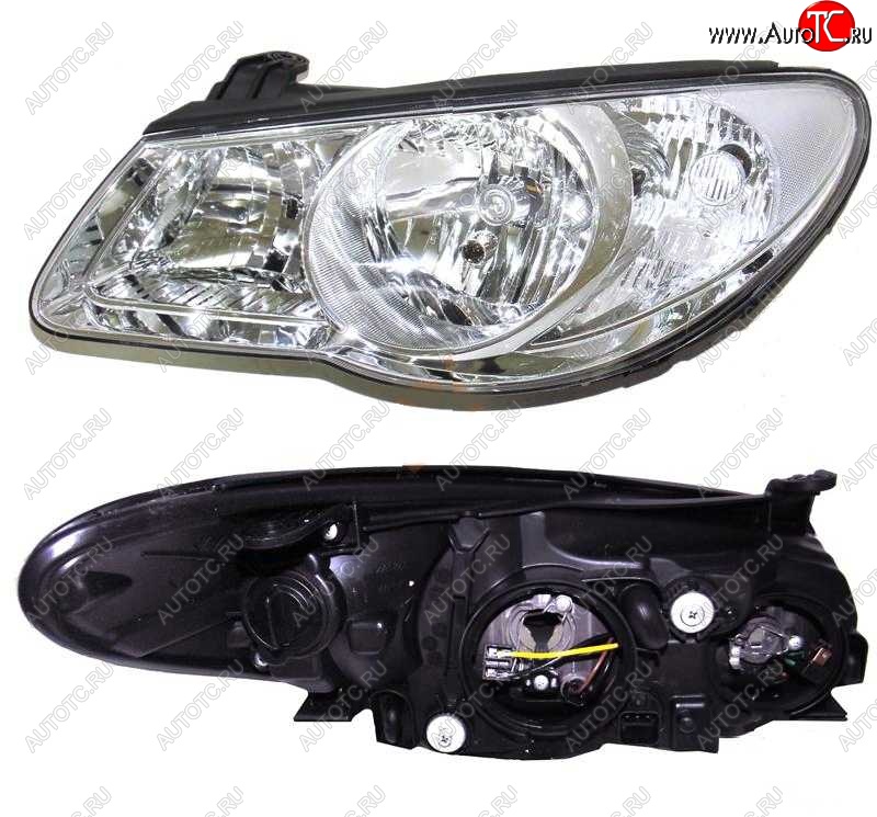 2 899 р. Фара BRIGHTROAD (с корректором, правая) Hyundai Elantra HD (2006-2011)  с доставкой в г. Белгород