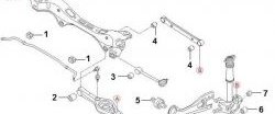 1 029 р. Полиуретановый сайлентблок цапфы задней подвески Точка Опоры Hyundai I30 FD универсал дорестайлинг (2007-2010)  с доставкой в г. Белгород. Увеличить фотографию 2