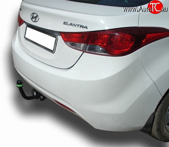 6 999 р. Фаркоп (седан) Лидер Плюс Hyundai Elantra MD дорестайлинг (2010-2013) (Без электропакета)  с доставкой в г. Белгород