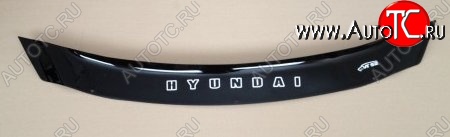 999 р. Дефлектор капота Russtal (короткий) Hyundai I30 2 GD дорестайлинг универсал (2011-2015)  с доставкой в г. Белгород