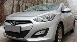 1 839 р. Сетка на бампер Russtal (черная) Hyundai I30 2 GD дорестайлинг универсал (2011-2015)  с доставкой в г. Белгород. Увеличить фотографию 3