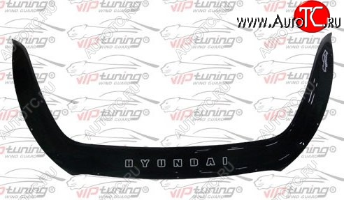 999 р. Дефлектор капота Russtal Hyundai IX35 LM дорестайлинг (2009-2013)  с доставкой в г. Белгород