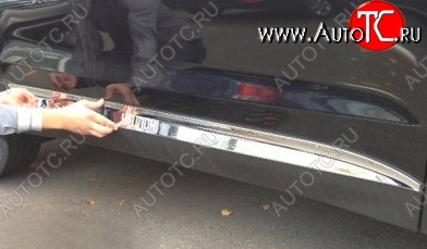 11 449 р. Молдинги CT Hyundai Santa Fe DM дорестайлинг (2012-2016) (Неокрашенные)  с доставкой в г. Белгород
