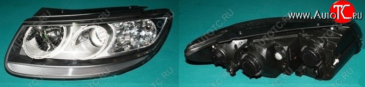 4 099 р. Фара BRIGHTROAD (без корректора, левая) Hyundai Santa Fe CM дорестайлинг (2006-2009)  с доставкой в г. Белгород