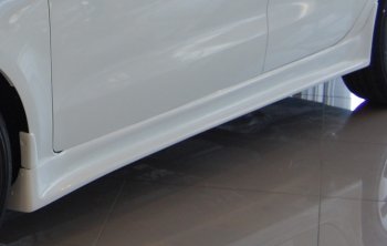 11 699 р. Пороги накладки LitCompany KIA Rio 3 QB хэтчбек 5 дв. рестайлинг (2015-2017) (Неокрашенные)  с доставкой в г. Белгород. Увеличить фотографию 2