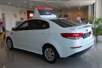 11 699 р. Пороги накладки LitCompany KIA Rio 3 QB хэтчбек 5 дв. рестайлинг (2015-2017) (Неокрашенные)  с доставкой в г. Белгород. Увеличить фотографию 4