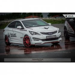 4 999 р. Пороги накладки ZEUS KIA Rio 3 QB хэтчбек 5 дв. рестайлинг (2015-2017) (Неокрашенные)  с доставкой в г. Белгород. Увеличить фотографию 2